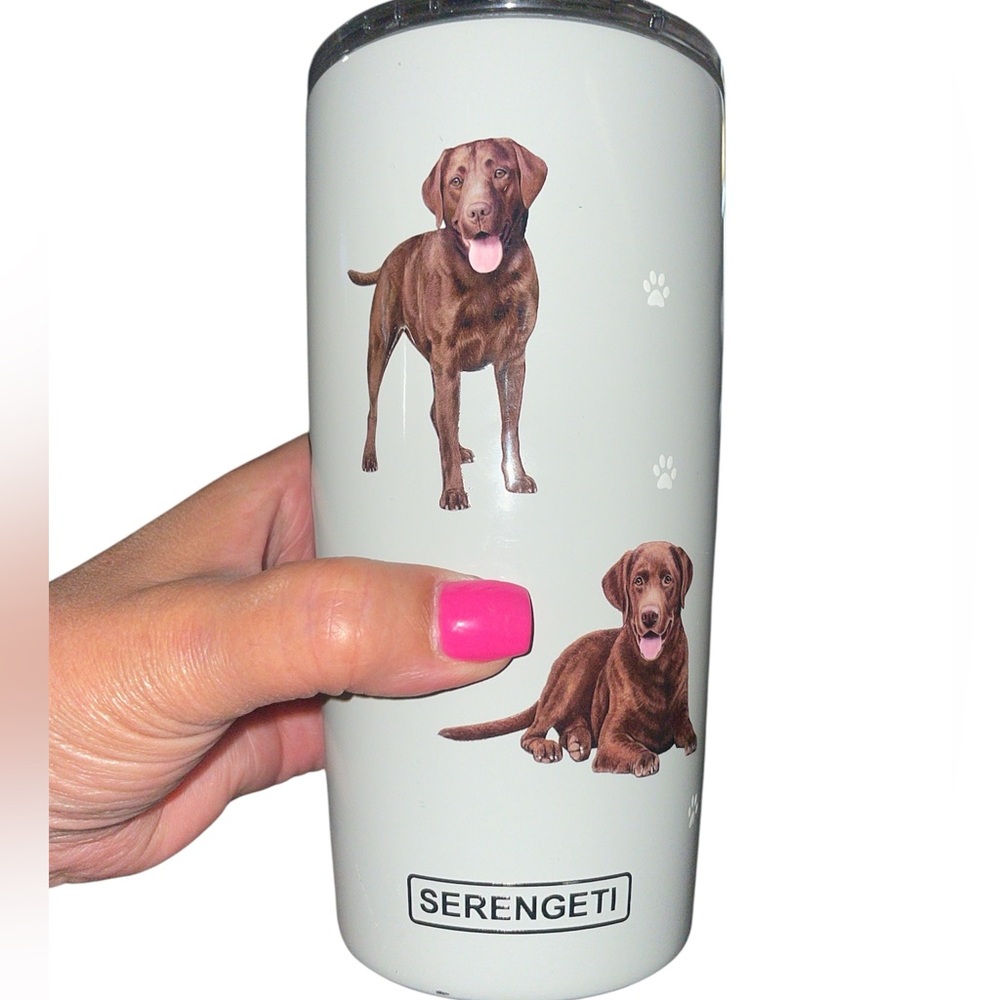 Serengeti Chocolate Lab Stainless 20 oz. Tumbler